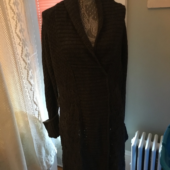 Grey Sweater Coat - Picture 2 of 5